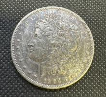 1904-O Morgan Silver Dollar 90% Silver Coin 26.74 Grams