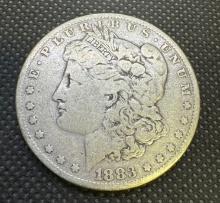 1883 Morgan Silver Dollar 90% Silver Dollar 26.09 Grams
