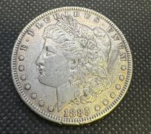 1885 Morgan Silver Dollar 90% Silver Coin 26.70 Grams