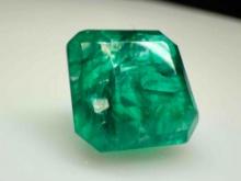 Square Cut 9.3ct Emerald Gemstone