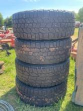 LT285/60R20 wheels and tires
