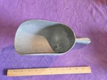 Antique, Aluminum Ice/Feed Scoop.