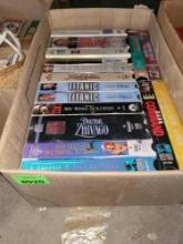 Box of Assorted Movies. VHS.