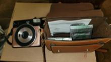 fujifilm camera, bag and spare cartridges