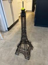 Eiffel Tower metal sculpture display