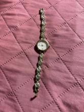 vintage womans watch and necklace