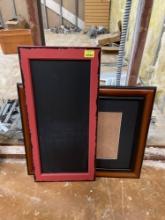 Hobby Lobby Home Accents Chalk Board and Ornate Wood Picture Frame