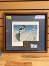 Oklahoma Governors Edition Number 7 of 100 State Duck Painting By Greg Everhart and 1996 Waterfowl