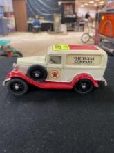 Vintage Ertl The Texas Company Die Cast 1932 Ford Delivery Van Coin Bank