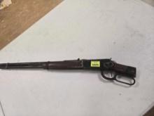 Vintage, Lever Action, Hammered BB Rifle. Needs Stock Repaired but does Cock and Fire.