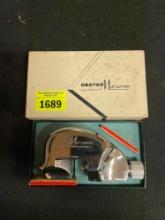 Vintage Chrome Dexter Mat Cutter with 2 Packs of Number 3 Blades