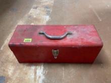 Red Tool Box with Hardware Tray