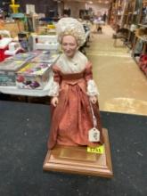 Vintage U.S. Historical Society Martha Washington Display Doll