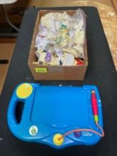 My First Leap Pad Toy with Box Full of Leap Pad Number and Letter Blocks