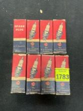 Set of 6 Vintage B.F. Goodrich 18-1 Spark Plugs