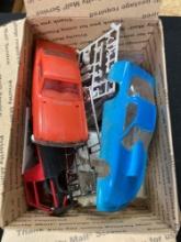 Box Full of Miscellaneous Model Car Components
