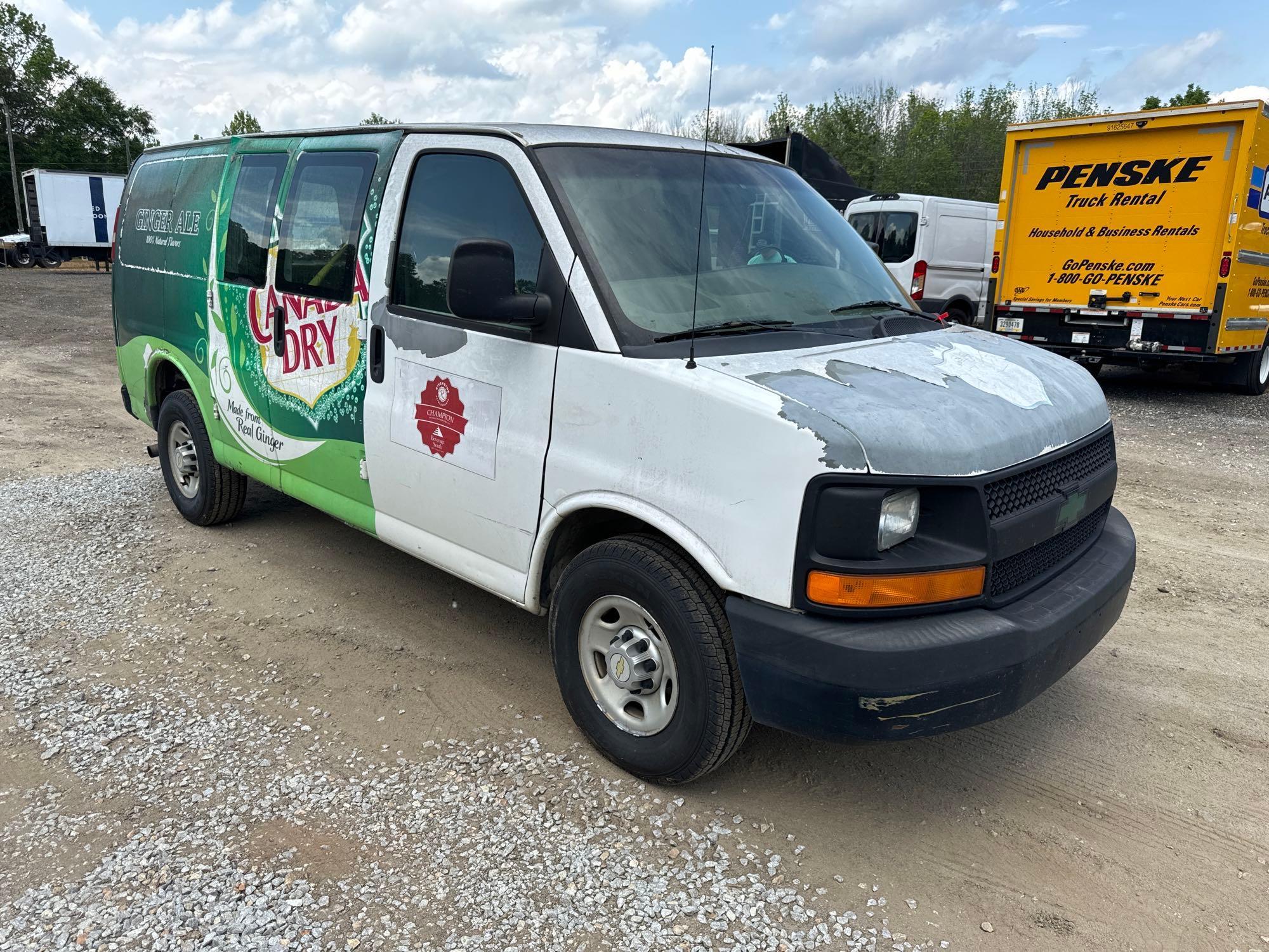 2011 Chevrolet Express Van, VIN # 1GCWGFBA1B1129733