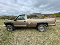 1995 Chevrolet K3500 Pickup Truck, VIN # 1GCHK34N6SE101067