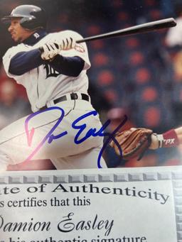 Damion Easley Detroit Tigers signed photo