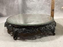 Vintage Silver Plate Mirror Stand