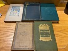Five Antique Books