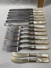 Landers, Fray & Clark Sterling Silver Fish Knife & Fork Sets