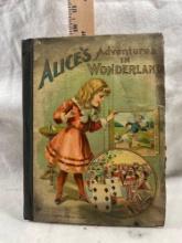 Antique Alices Adventures in Wonderland Book