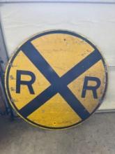 Metal Railroad Sign