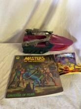 Masters of the Universe Land Shark and Books