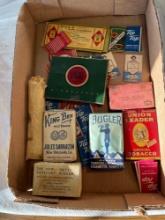 Vintage Tobacco Advertising, Rolling Papers and Roller