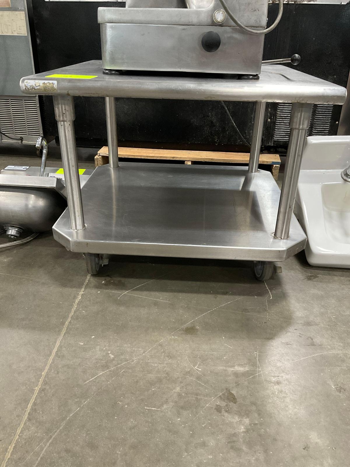 2 Tier Stainless Steel Cart