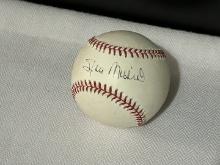 Tony Bennett Stan Musial Signed Baseball