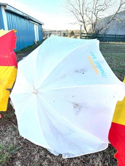Five Outdoor Umbrellas