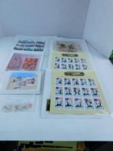 Stamps US Presidents Two Sheets Liberia Mint, Marilyn Monroe, Wildlife, Automobiles and Many More
