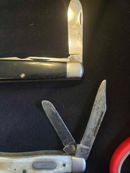 3 folding pocket knives