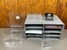 Brochure Holders, File Box