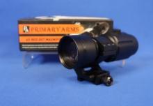 Primary Arms 6x Red Dot Magnifier with Quick Disconnect Flip to Side Mount.