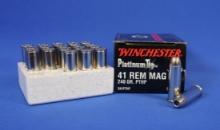 Ammo, Winchester 41 Rem Mag. 20 Rounds Total.