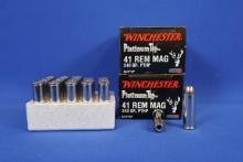 Ammo, Winchester 41 Rem Mag. 40 Rounds Total.