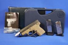 Beretta Nano 9mm. SN#NUO95830. In Excellent Condition. Not for Sale in CA