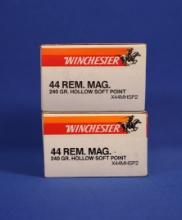 Ammo, Winchester Super X 44 Rem Mag, 40 Rounds Total.