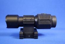 Sightmark 5X Magnifier with Flip to Side, Quick Detach Mount.