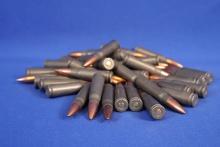 Ammo, Loose Bag of 7.62x39 Steel Ammunition. 40 Rounds Total.