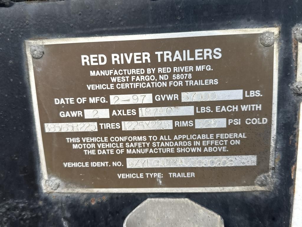 1997 Red River Live Bottom Trailer