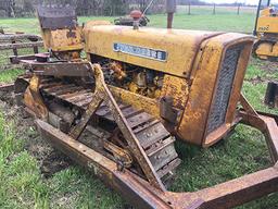 1958 JD 440C Crawler, 7 ft. Blade, H.M. Rops, Serial #443175, Non Running, Appears Complete