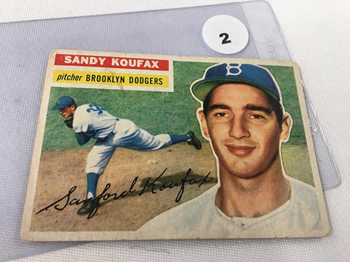 1956 Topps Sandy Koufax #79 (autograph)