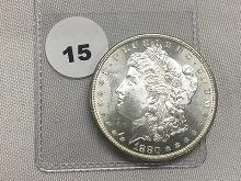1880-S Morgan Dollar, UNC-60