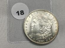 1881 Morgan Dollar, UNC-60