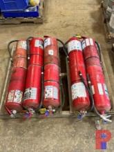 PALLET OF (10) FIRE EXTINGUISHERS  16298