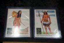 2 - Indian Trading Cards #65 & #66